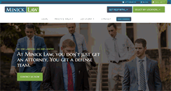 Desktop Screenshot of minicklaw.com